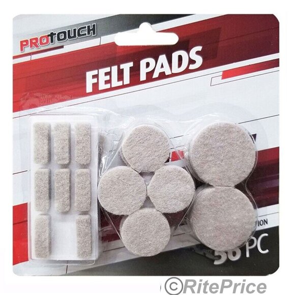 112 PCS (2 Pack) Felt Furniture Pads Chair Leg Protectors Hardwood Wooden Floors - Picture 3 of 15